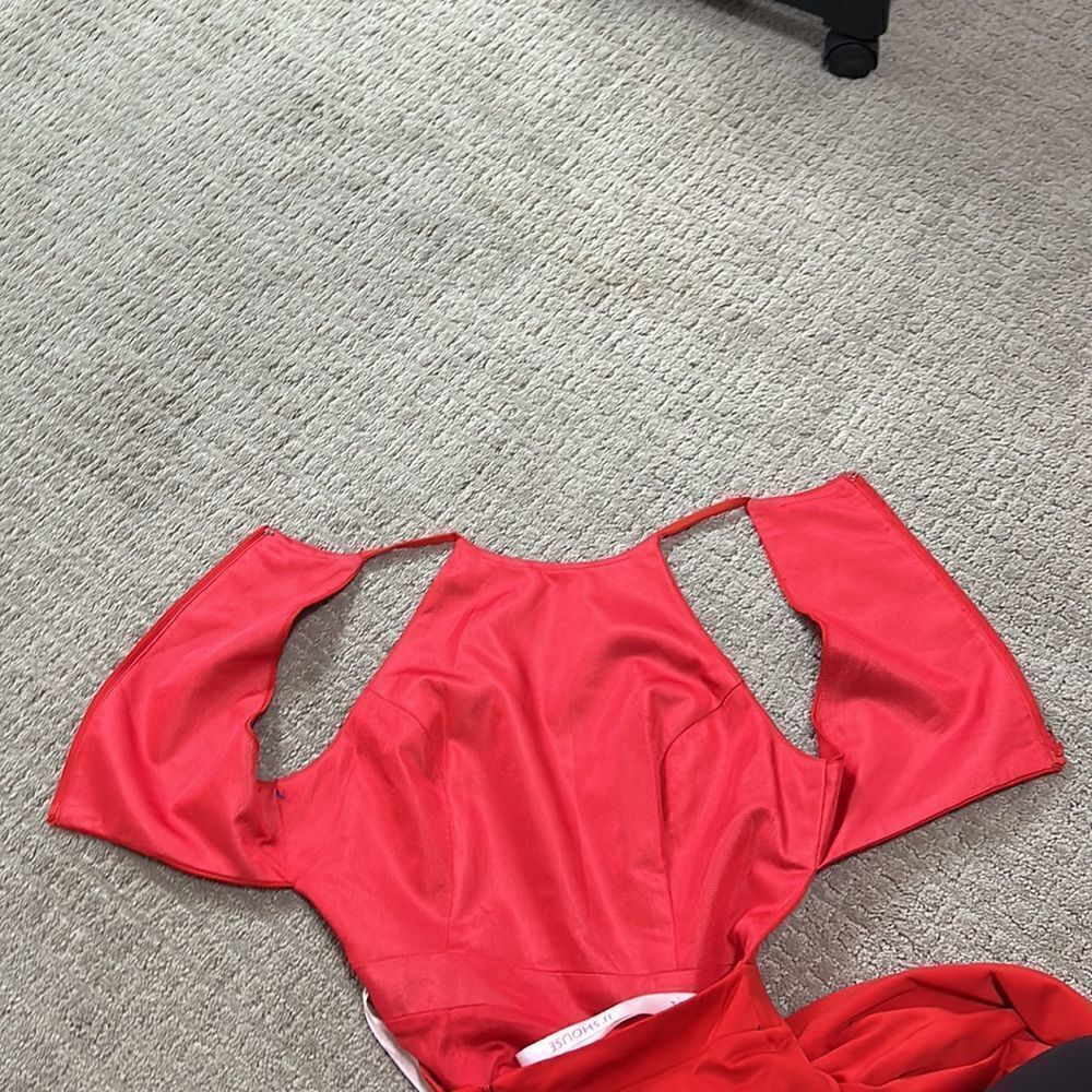 JJs House Red High Low Maxi Dress - Picture 12 of 12